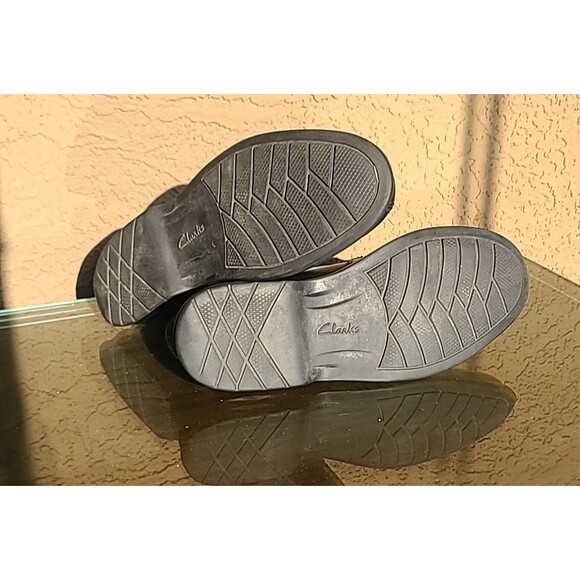 Clarks Colson Over Leather Oxfords Mens 10 Shoes Casual Comfort Support Preppy - Picture 8 of 10